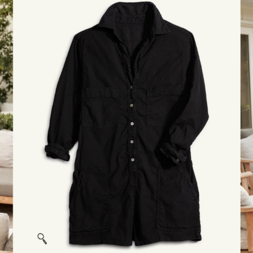 Frank & Eileen Black Ireland Playsuit size XL - Picture 6 of 6